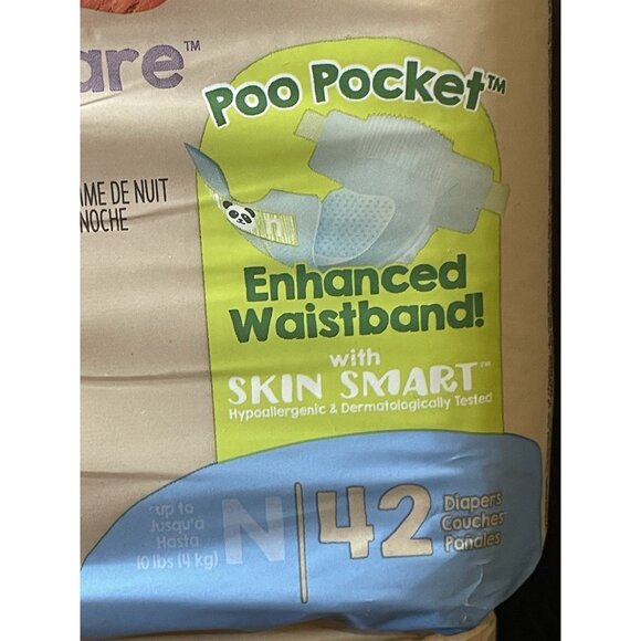42~Cuties Complete Care Baby Diapers, Size 0 Newborn, 1~Packs of 42 - Picture 10 of 11